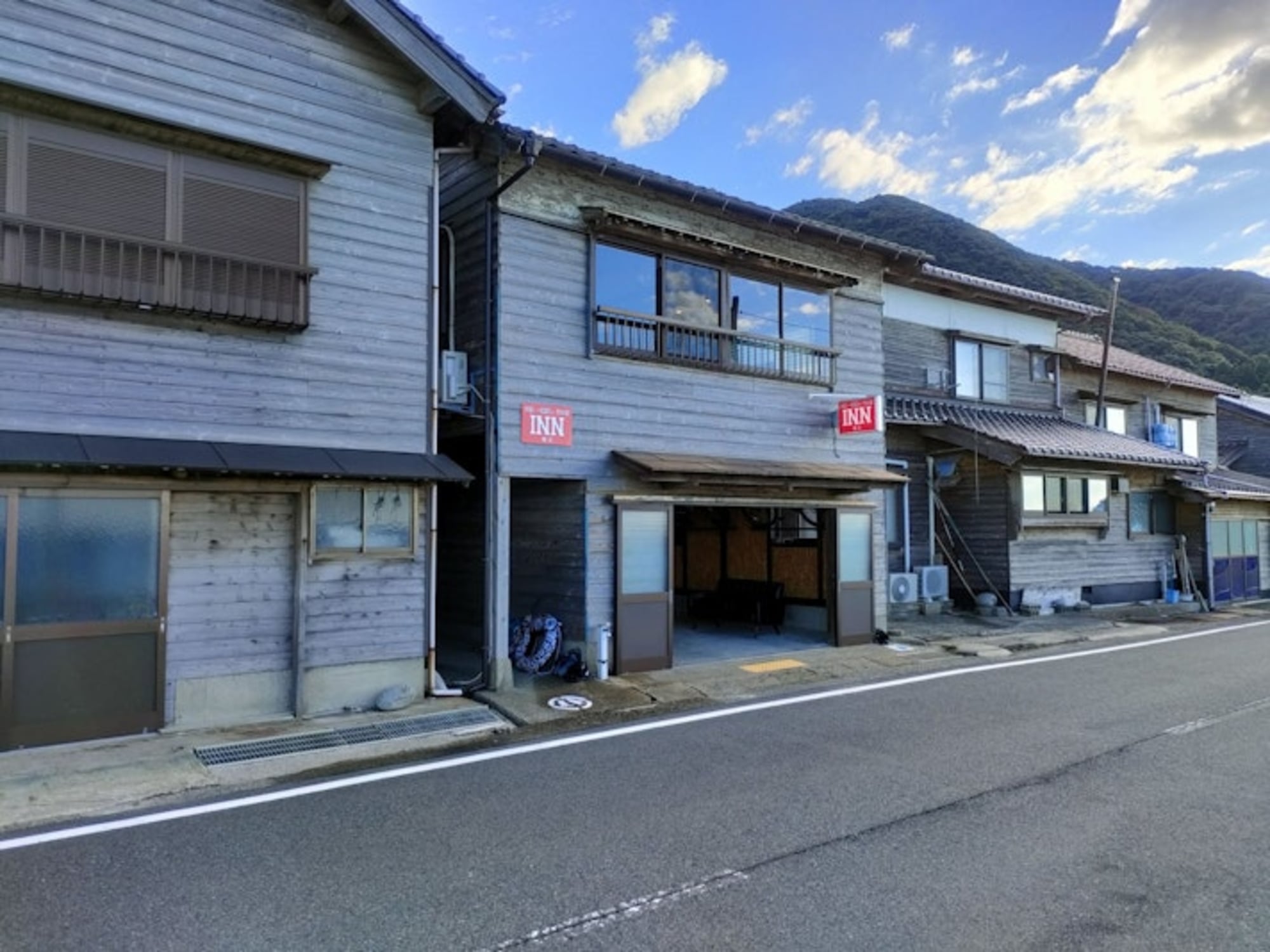 漁村の面影を残す外観